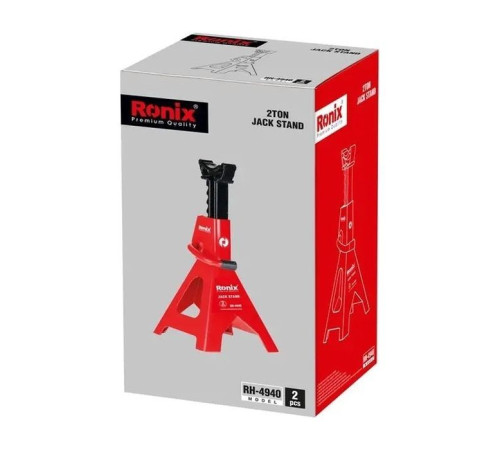 Домкрат Ronix комплект 2шт домкар-подставка, 2т (RH-4940)