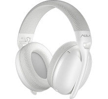 Навушники Aula S6 - 3 in 1 Wired/2.4G Wireless/Bluetooth White (6948391235561)