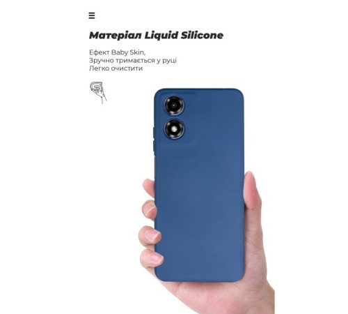 Чохол до мобільного телефона Armorstandart ICON Case Motorola G04 Camera cover Dark Blue (ARM73891)