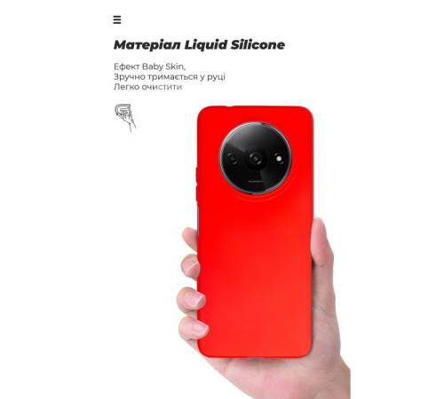 Чохол до мобільного телефона Armorstandart ICON Case Xiaomi Redmi A3 Red (ARM74439)