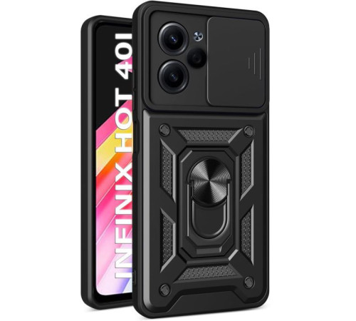 Чохол до мобільного телефона BeCover Military Infinix Hot 40i (X6528B) Black (710673)
