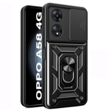Чохол до мобільного телефона BeCover Military Oppo A58 4G Black (710713)