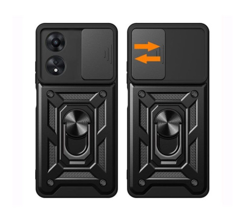 Чохол до мобільного телефона BeCover Military Oppo A58 4G Black (710713)