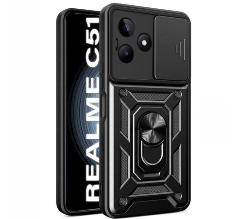 Чохол до мобільного телефона BeCover Military Realme C51 Black (710705)