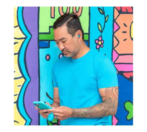 Навушники Jlab JBuds Mini Aqua Teal (IEUEBJBMINIRAQUA124)