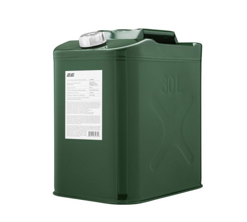 Автомобильная канистра 2E 30л металл 0.8мм, 3.3кг (2E-JCM30S)