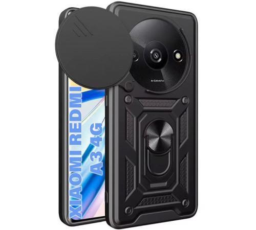 Чохол до мобільного телефона BeCover Military Xiaomi Redmi A3 4G Black (711319)