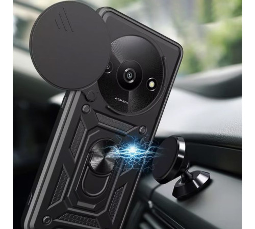 Чохол до мобільного телефона BeCover Military Xiaomi Redmi A3 4G Black (711319)