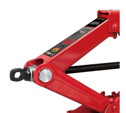 Домкрат GTM механический ромбовидный 1,5т (95-390мм) (T10152-GS+S05+H07)