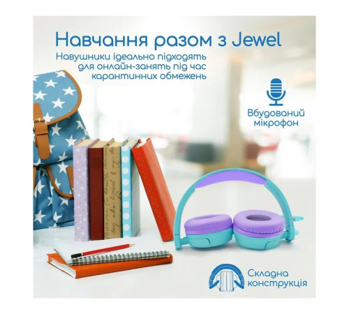 Навушники Promate Jewel Aqua (jewel.aqua)
