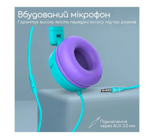 Навушники Promate Jewel Aqua (jewel.aqua)