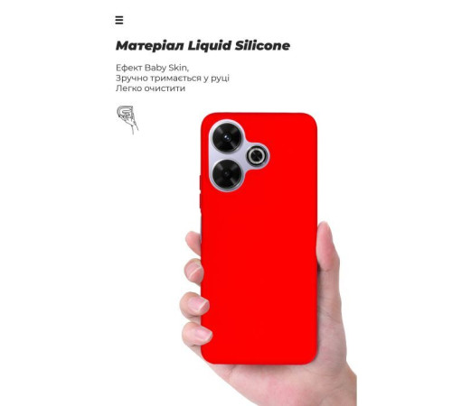 Чохол до мобільного телефона Armorstandart ICON Xiaomi Redmi 13 4G / Poco M6 4G Red (ARM78264)