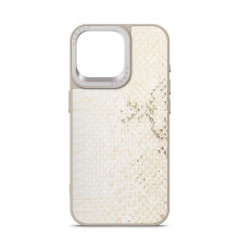 Чехол для мобильного телефона Harder Snake Pattern iPhone 15 Pro Max White Cream (ARM76801)