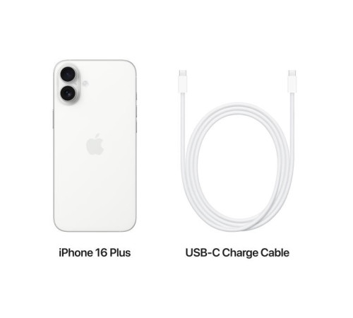 Мобильный телефон Apple iPhone 16 Plus 128GB White (MXVV3)