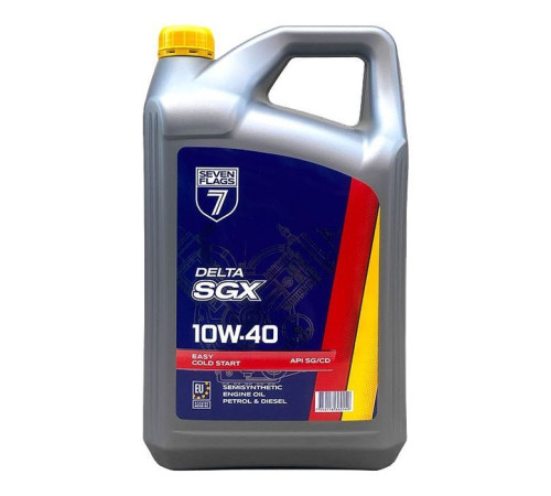 Моторна олива 7FLAGS Delta SGX 10W-40 4,5л
