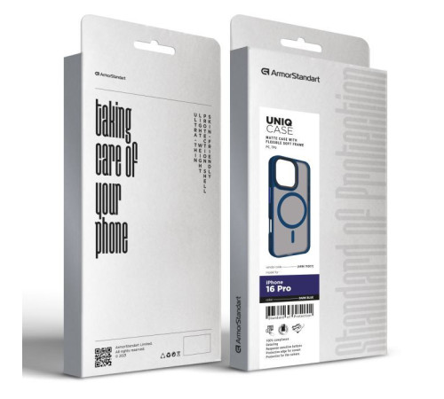 Чохол до мобільного телефона Armorstandart Uniq MagSafe Apple iPhone 16 Pro Dark Blue (ARM79507)