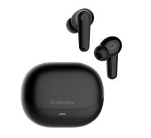 Навушники ColorWay Slim TWS-1 Earbuds Long Life Black (CW-TWS1BK1)