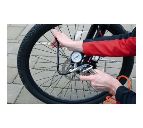 Пистолет для подкачки колес Einhell со стальным переходником, max 8бар, 1/4'' (4137000)