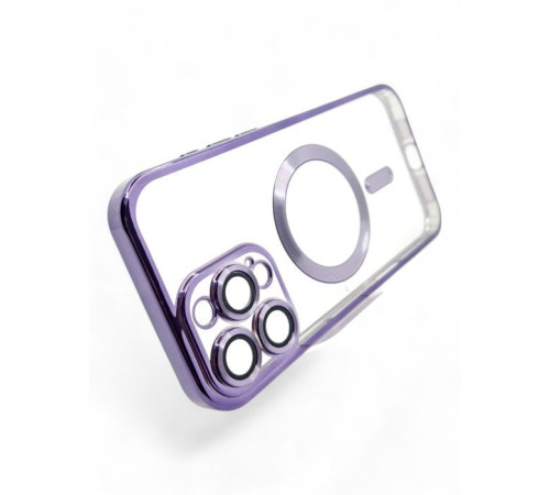 Чохол до мобільного телефона BeCover TPU Chrome Case (MagSafe) для Apple iPhone 16 Pro Max Purple (712089)