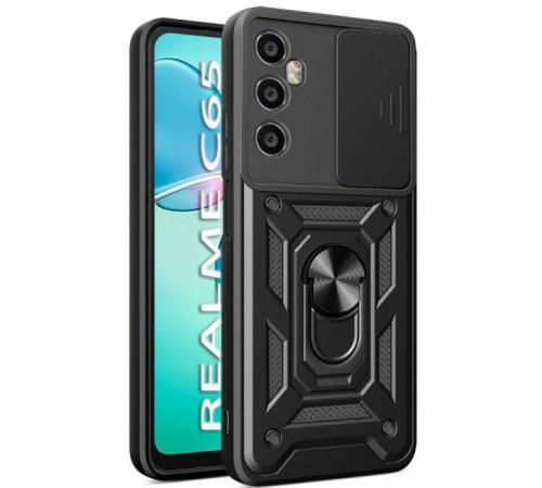 Чохол до мобільного телефона BeCover Military Realme C65 Black (712180)