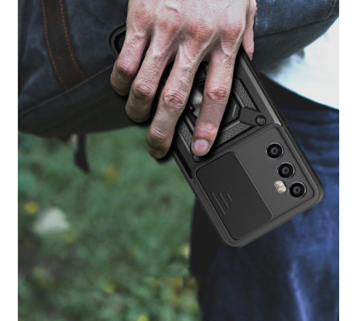 Чохол до мобільного телефона BeCover Military Realme C65 Black (712180)