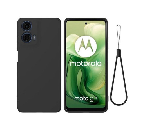 Чохол до мобільного телефона BeCover Motorola Moto G04/ E14 Black (711894)