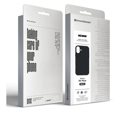 Чохол до мобільного телефона Armorstandart ICON2 Case Apple iPhone 16 Plus Black (ARM78623)
