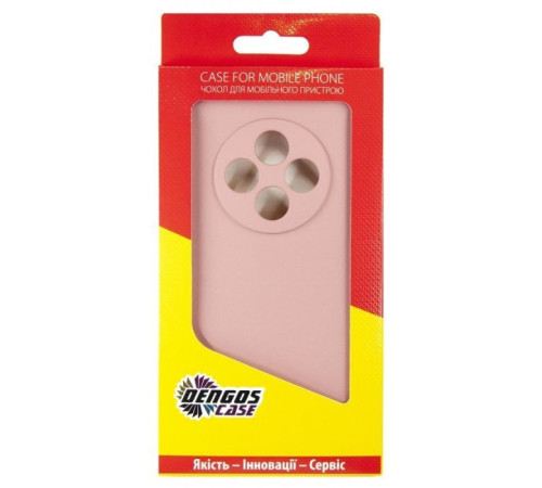 Чохол до мобільного телефона Dengos Oppo Reno 12 F/FS Soft + glass (Pink) (DG-KM-116)