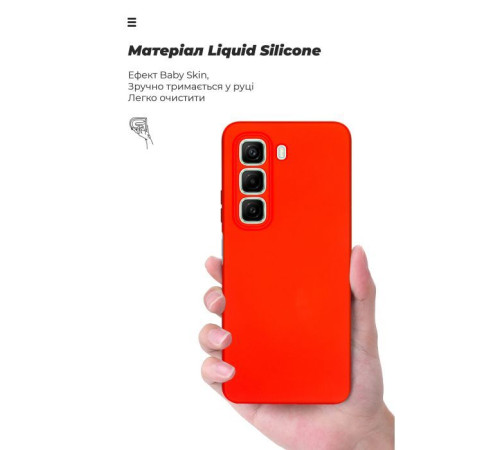 Чохол до мобільного телефона Armorstandart ICON Infinix Hot 50 4G Camera cover Red (ARM80978)