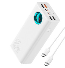 Батарея універсальна Baseus Amblight 26800mAh 65W OE, white (P10022402223-00)