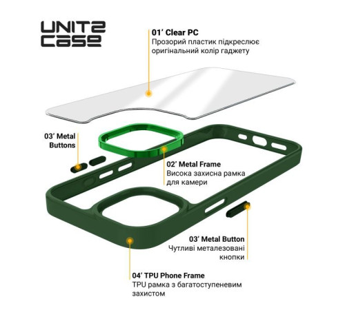 Чохол до мобільного телефона Armorstandart UNIT2 Google Pixel 9 / 9 Pro Green (ARM80903)