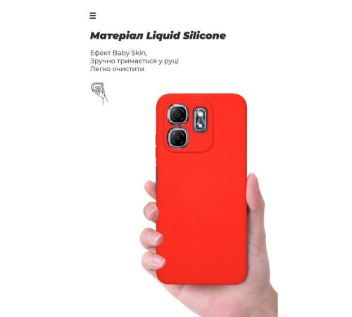 Чохол до мобільного телефона Armorstandart ICON Infinix Hot 50i / Smart 9 Camera cover Red (ARM80982)