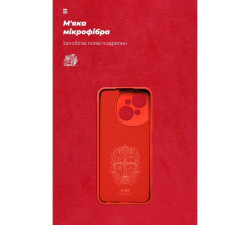 Чохол до мобільного телефона Armorstandart ICON Tecno Spark Go 1 (KL4) Camera cover Red (ARM81217)