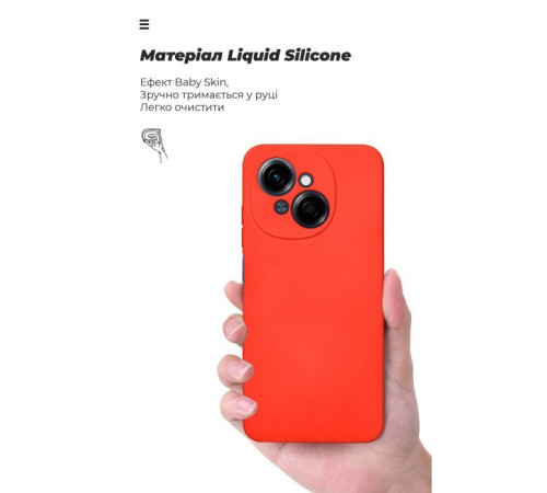 Чохол до мобільного телефона Armorstandart ICON Tecno Spark Go 1 (KL4) Camera cover Red (ARM81217)