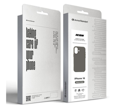 Чохол до мобільного телефона Armorstandart ICON2 Case Apple iPhone 16 Stone Grey (ARM81296)