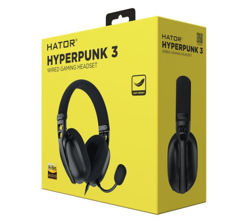 Навушники Hator Hyреrpunk 3 Hi-Res Black (ESH01)