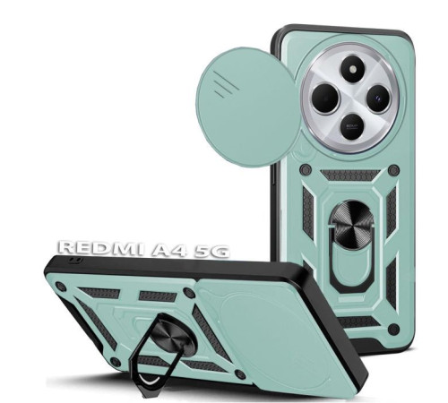 Чохол до мобільного телефона BeCover Military Xiaomi Redmi A4 5G Dark Green (712876)