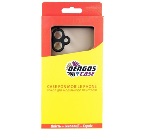 Чохол до мобільного телефона Dengos Matte Samsung Galaxy A06 (Black) (DG-TPU-MATT-157)