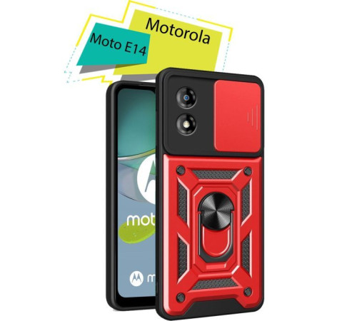 Чохол до мобільного телефона BeCover Military Motorola Moto E14 Red (713055)