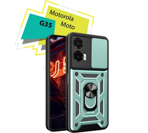 Чохол до мобільного телефона BeCover Military Motorola Moto G35 Dark Green (713091)