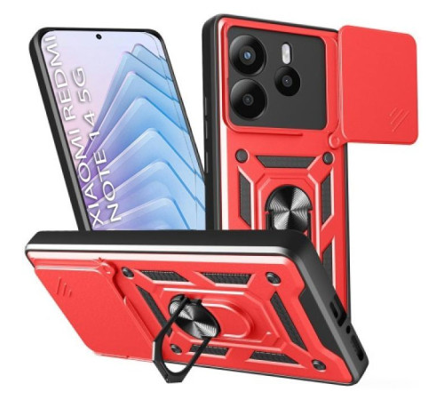 Чохол до мобільного телефона BeCover Military Xiaomi Redmi Note 14 5G Red (713094)