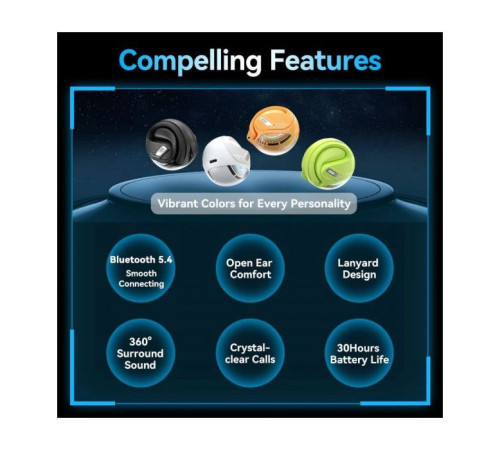 Навушники Vention OpenBeat O12 Orange (NBUO0)