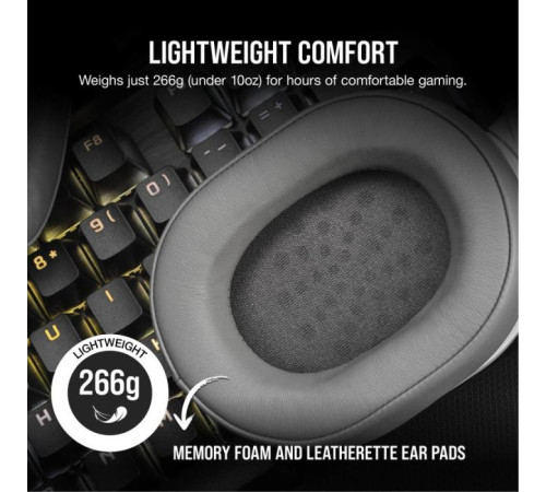 Навушники Corsair HS55 Wireless Gaming Dolby 7.1 White (CA-9011281-EU)