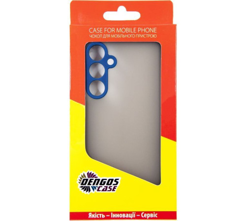 Чохол до мобільного телефона Dengos Matte Samsung Galaxy M55 5G (Blue) (DG-TPU-MATT-159)