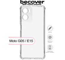 Чехол для мобильного телефона BeCover Anti-Shock Motorola Moto G05/E15 Clear (713470)