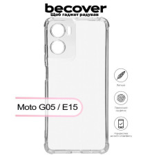 Чохол до мобільного телефона BeCover Anti-Shock Motorola Moto G05 / E15 Clear (713470)