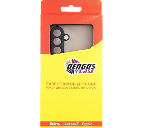 Чохол до мобільного телефона Dengos Matte Samsung Galaxy A36 5G (Black) (DG-TPU-MATT-165)