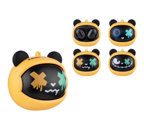 Навушники XoKo G05-face changing TWS Yellow-Black (G05-YEBK)