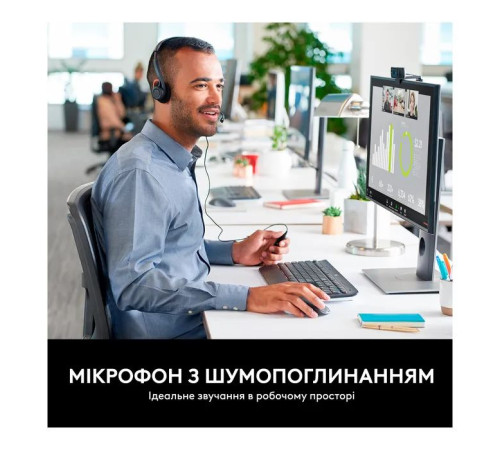 Наушники Logitech PC 960 Stereo Headset USB (981-000100)