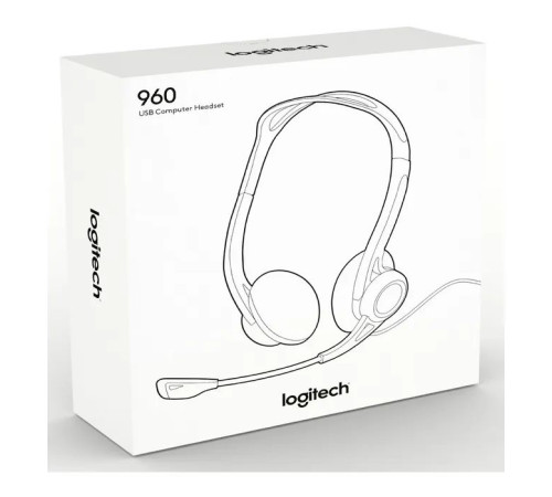 Наушники Logitech PC 960 Stereo Headset USB (981-000100)
